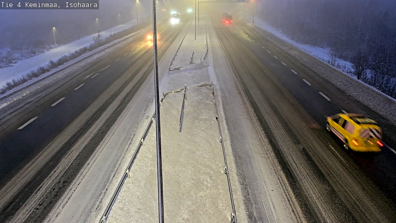 Weather Camera Image Väg 4 Keminmaa, Keminmaa, Lappi