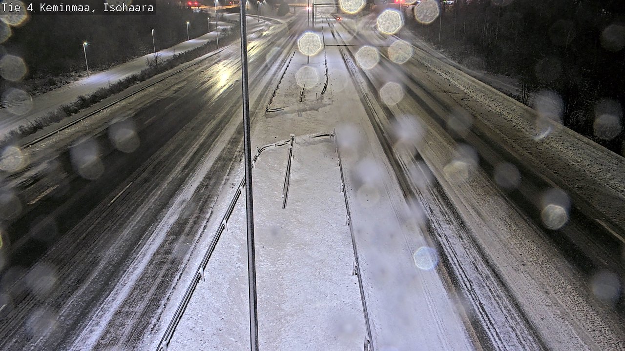 Weather Camera Image Väg 4 Keminmaa, Keminmaa, Lappi