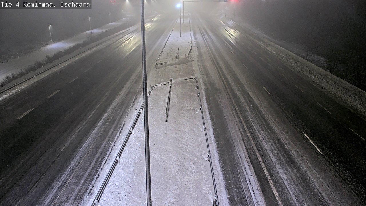 Weather Camera Image Väg 4 Keminmaa, Keminmaa, Lappi