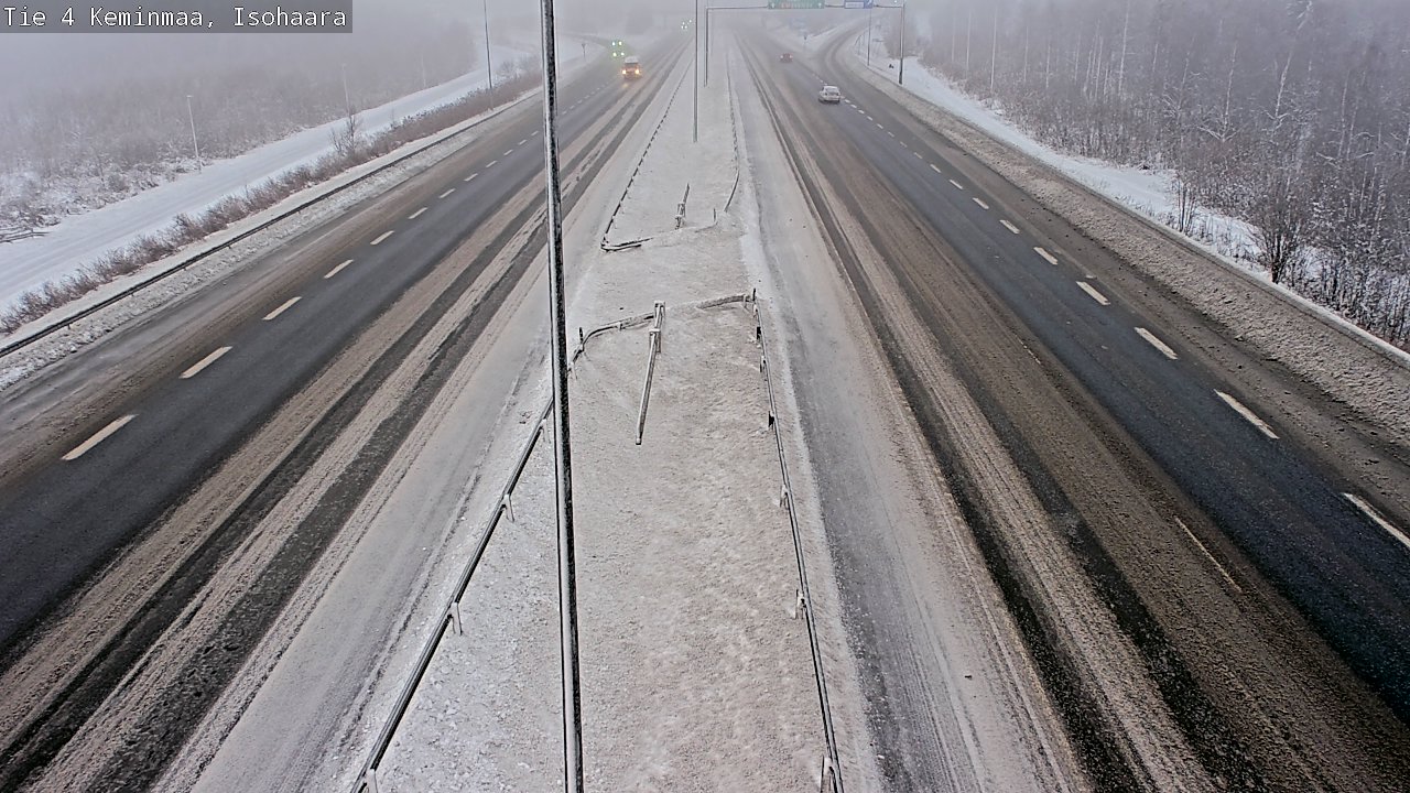 Weather Camera Image Väg 4 Keminmaa, Keminmaa, Lappi