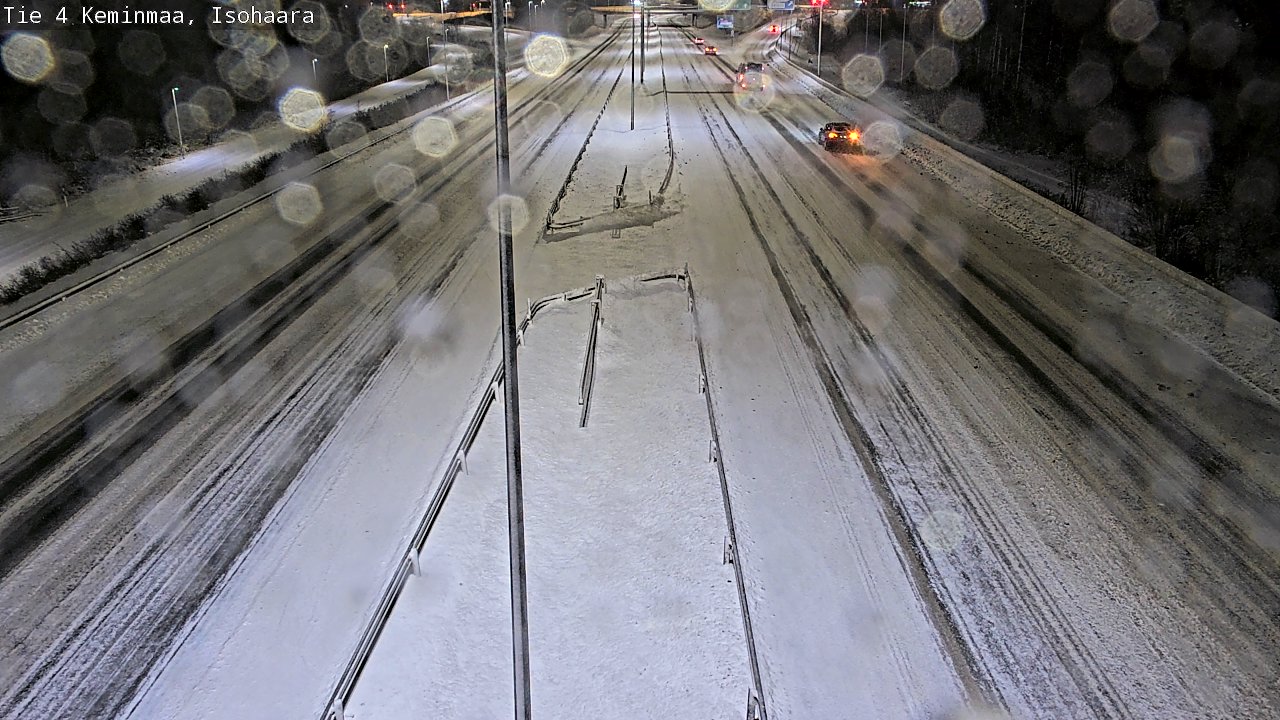 Weather Camera Image Väg 4 Keminmaa, Keminmaa, Lappi