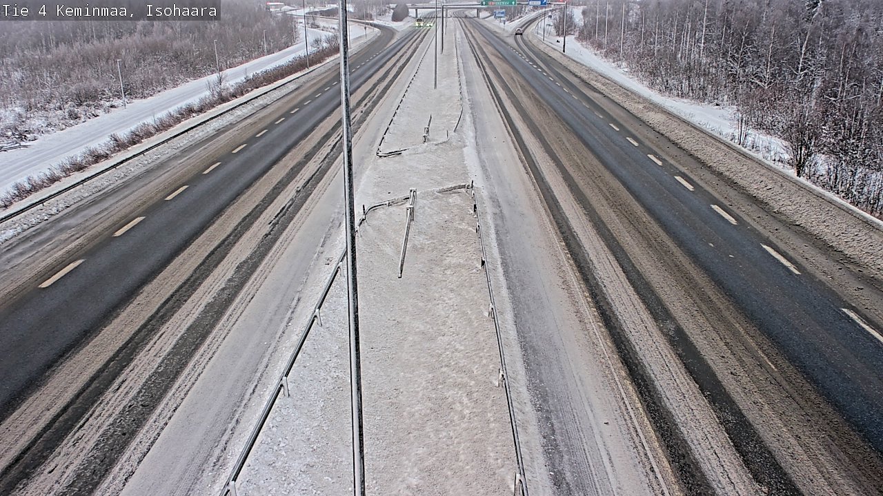 Weather Camera Image Väg 4 Keminmaa, Keminmaa, Lappi