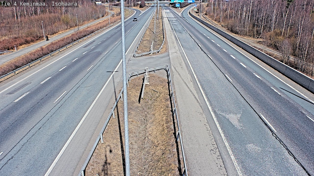 Weather Camera Image Väg 4 Keminmaa, Keminmaa, Lappi