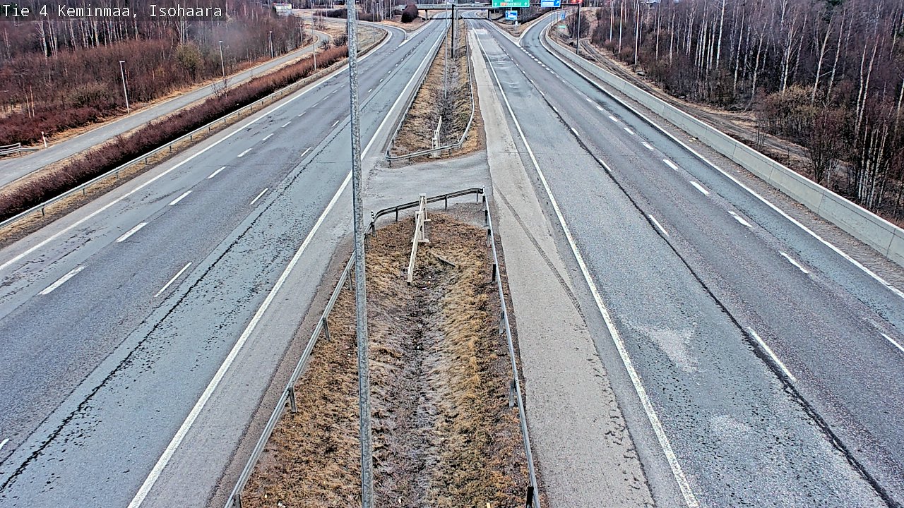 Weather Camera Image Väg 4 Keminmaa, Keminmaa, Lappi