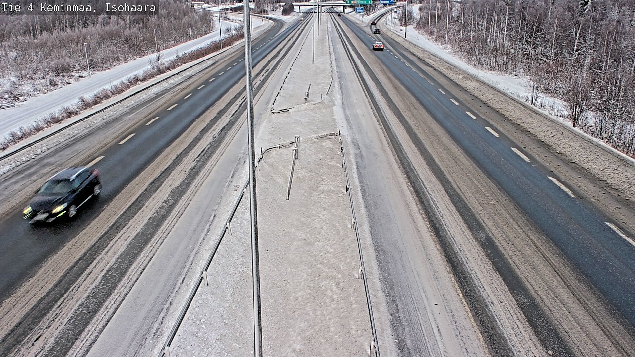 Weather Camera Image Väg 4 Keminmaa, Keminmaa, Lappi