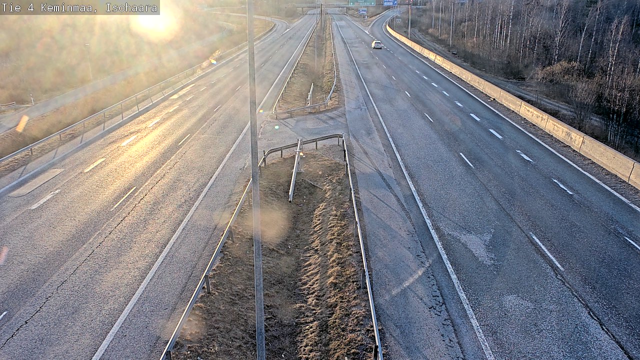 Weather Camera Image Väg 4 Keminmaa, Keminmaa, Lappi