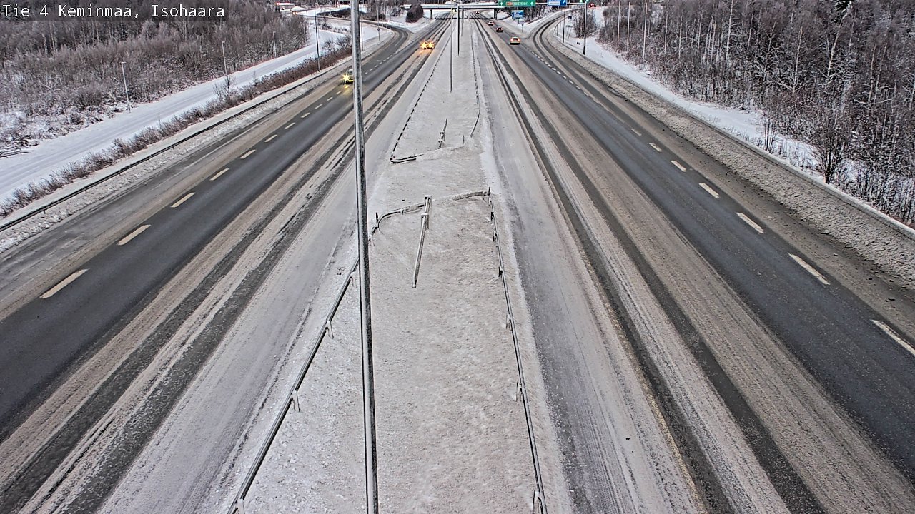 Weather Camera Image Väg 4 Keminmaa, Keminmaa, Lappi