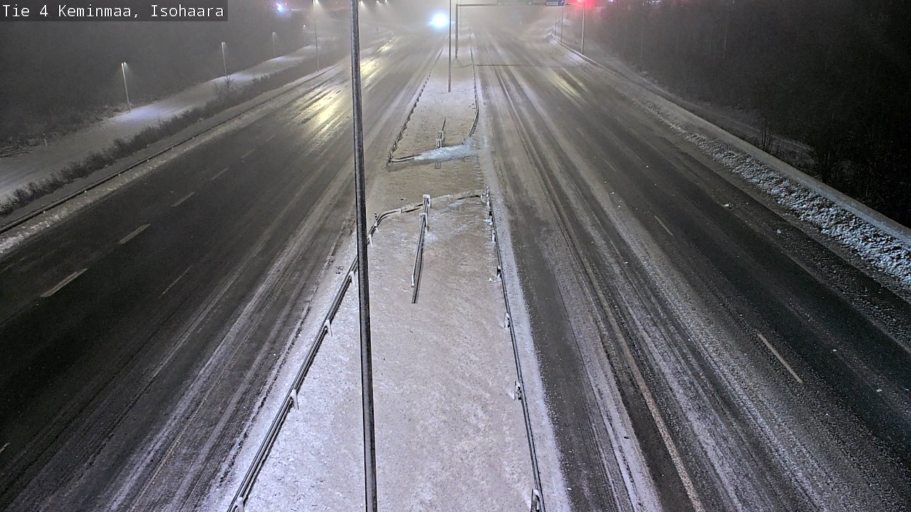 Weather Camera Image Väg 4 Keminmaa, Keminmaa, Lappi