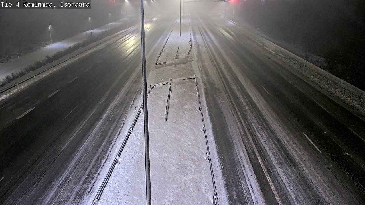 Weather Camera Image Väg 4 Keminmaa, Keminmaa, Lappi