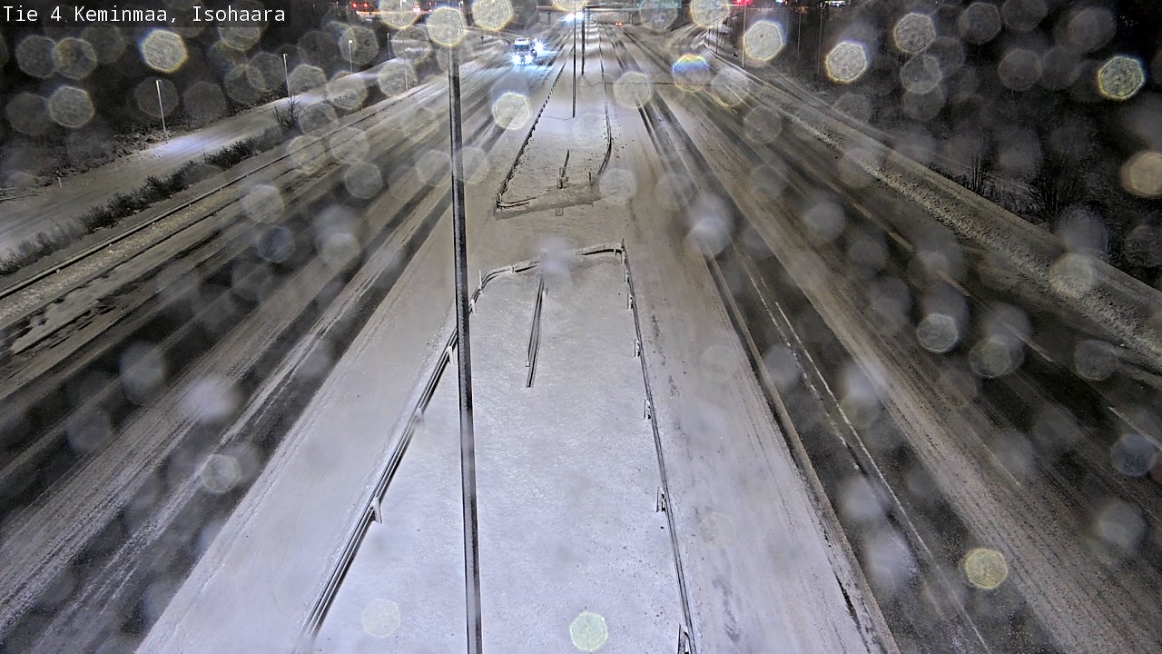 Weather Camera Image Väg 4 Keminmaa, Keminmaa, Lappi