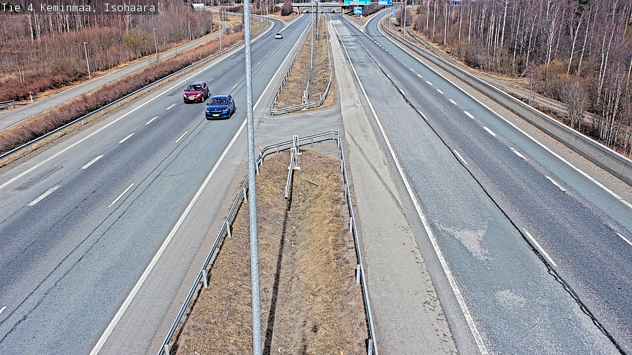 Weather Camera Image Väg 4 Keminmaa, Keminmaa, Lappi