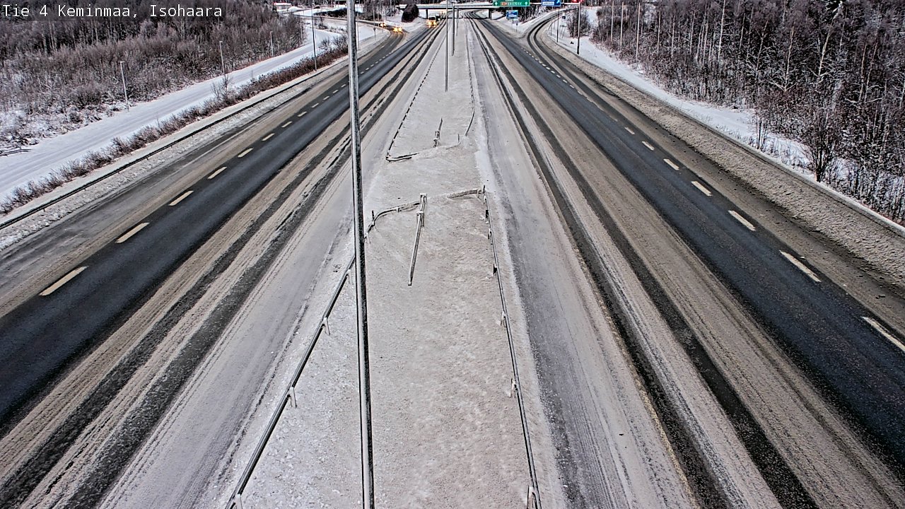 Weather Camera Image Väg 4 Keminmaa, Keminmaa, Lappi