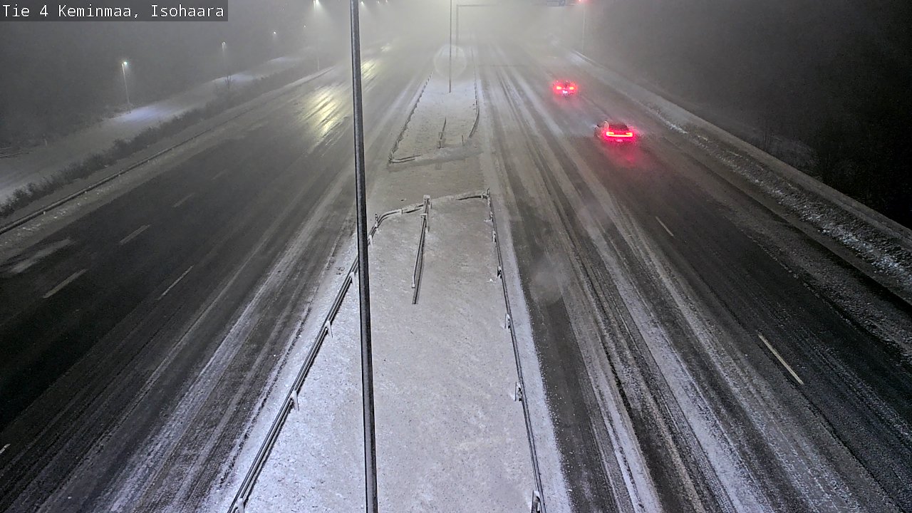 Weather Camera Image Väg 4 Keminmaa, Keminmaa, Lappi