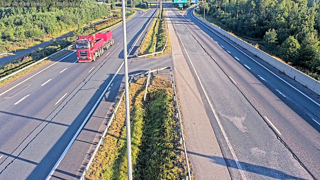 Weather Camera Image Road 4 Keminmaa, Keminmaa, Lappi