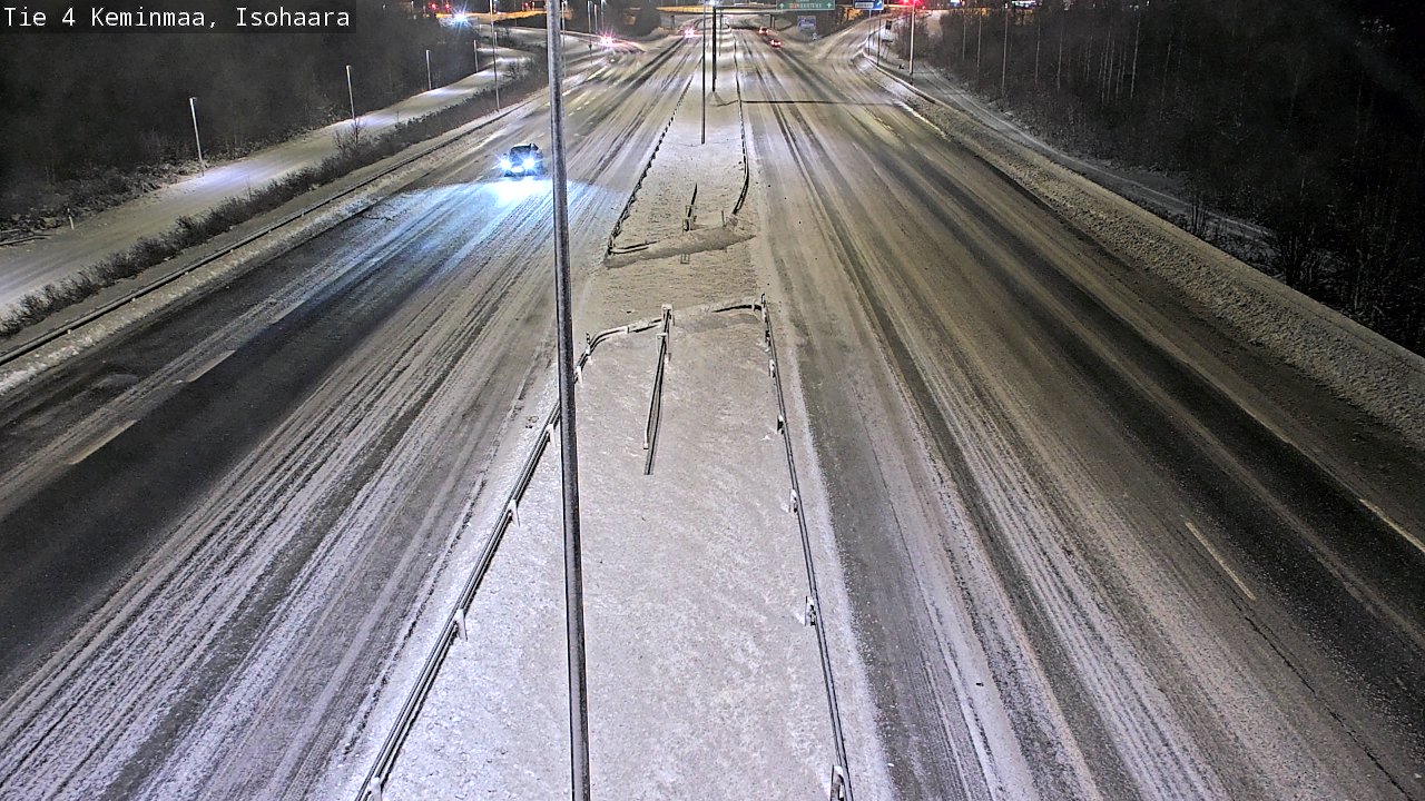 Weather Camera Image Väg 4 Keminmaa, Keminmaa, Lappi
