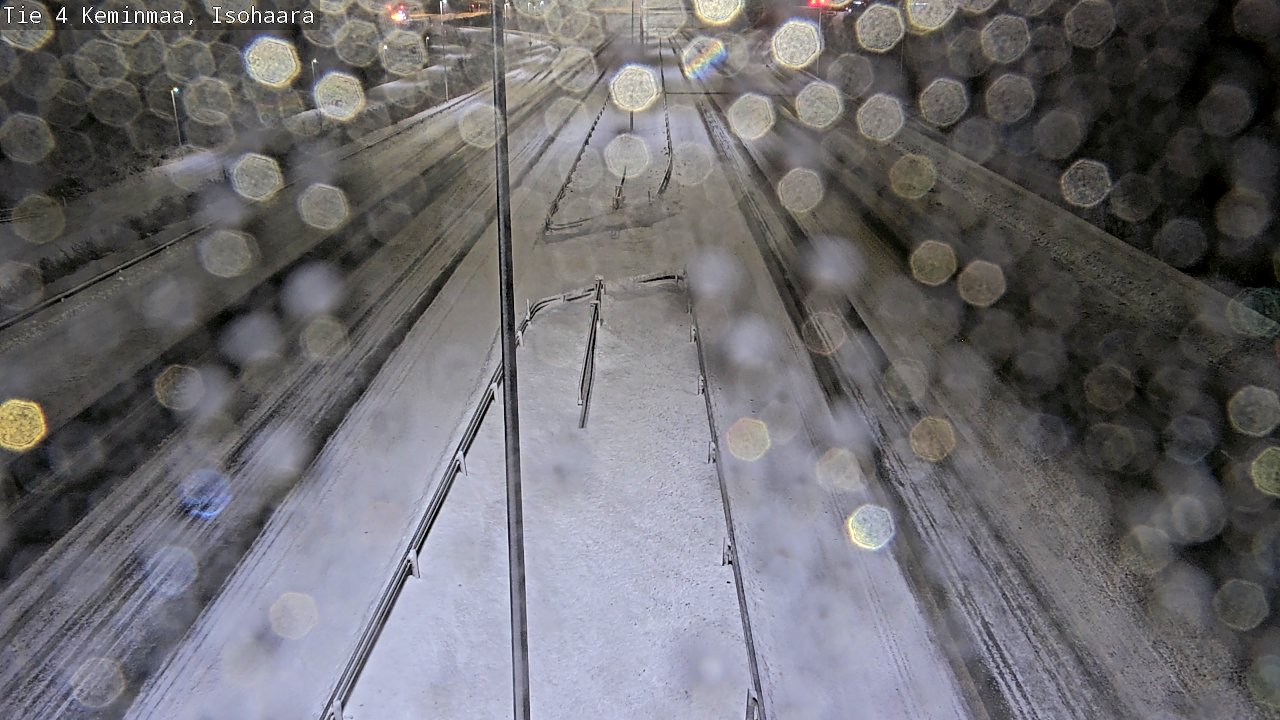 Weather Camera Image Väg 4 Keminmaa, Keminmaa, Lappi