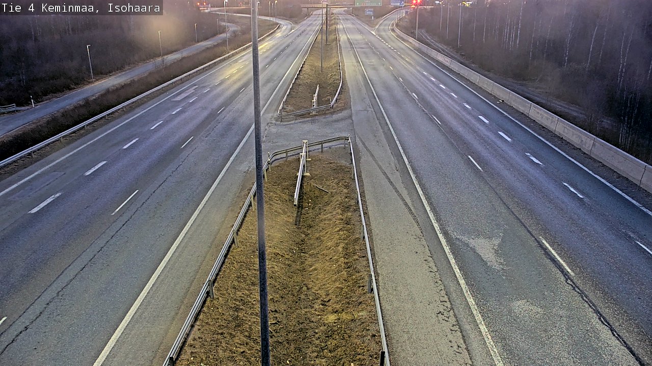 Weather Camera Image Road 4 Keminmaa, Keminmaa, Lappi