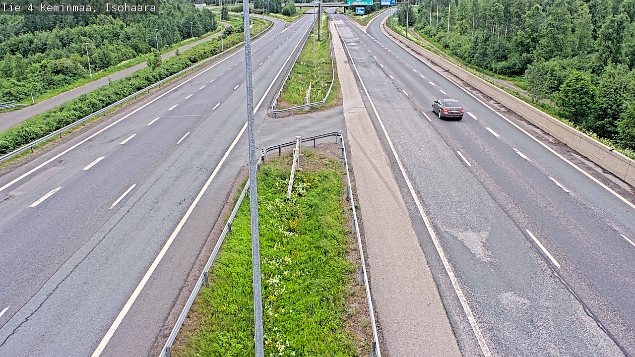Weather Camera Image Road 4 Keminmaa, Keminmaa, Lappi