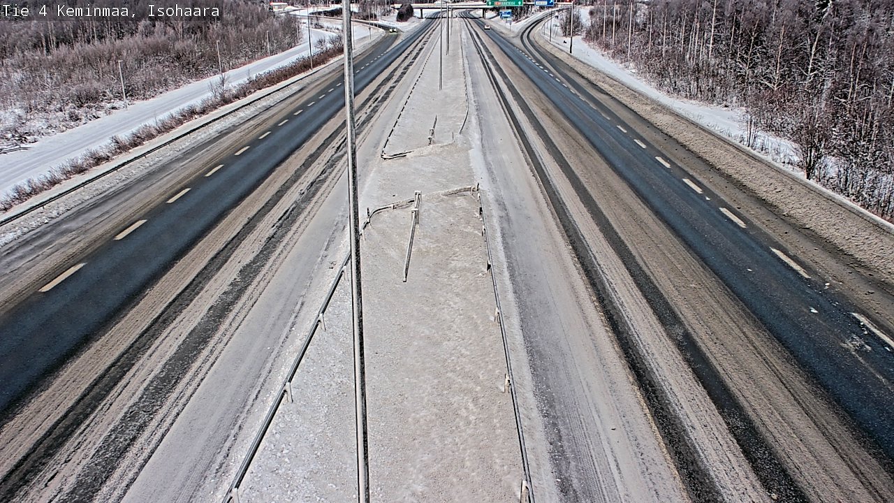 Weather Camera Image Väg 4 Keminmaa, Keminmaa, Lappi