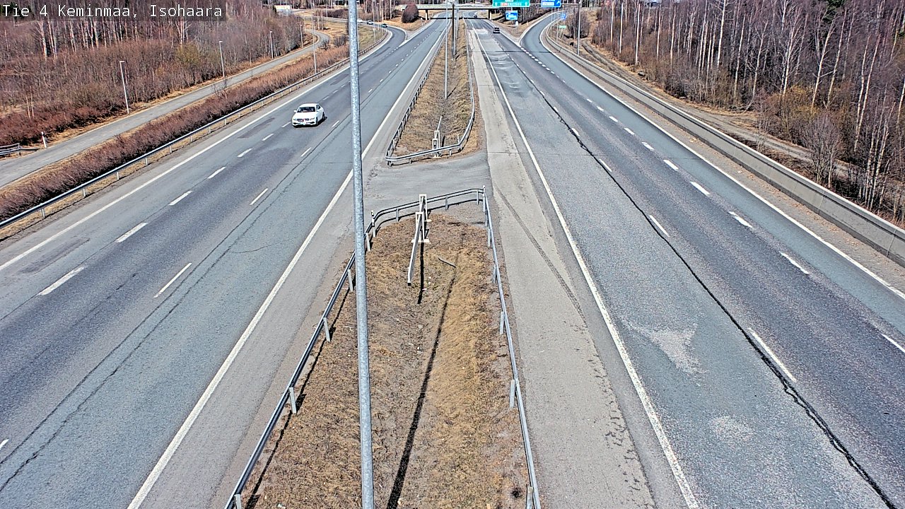 Weather Camera Image Väg 4 Keminmaa, Keminmaa, Lappi
