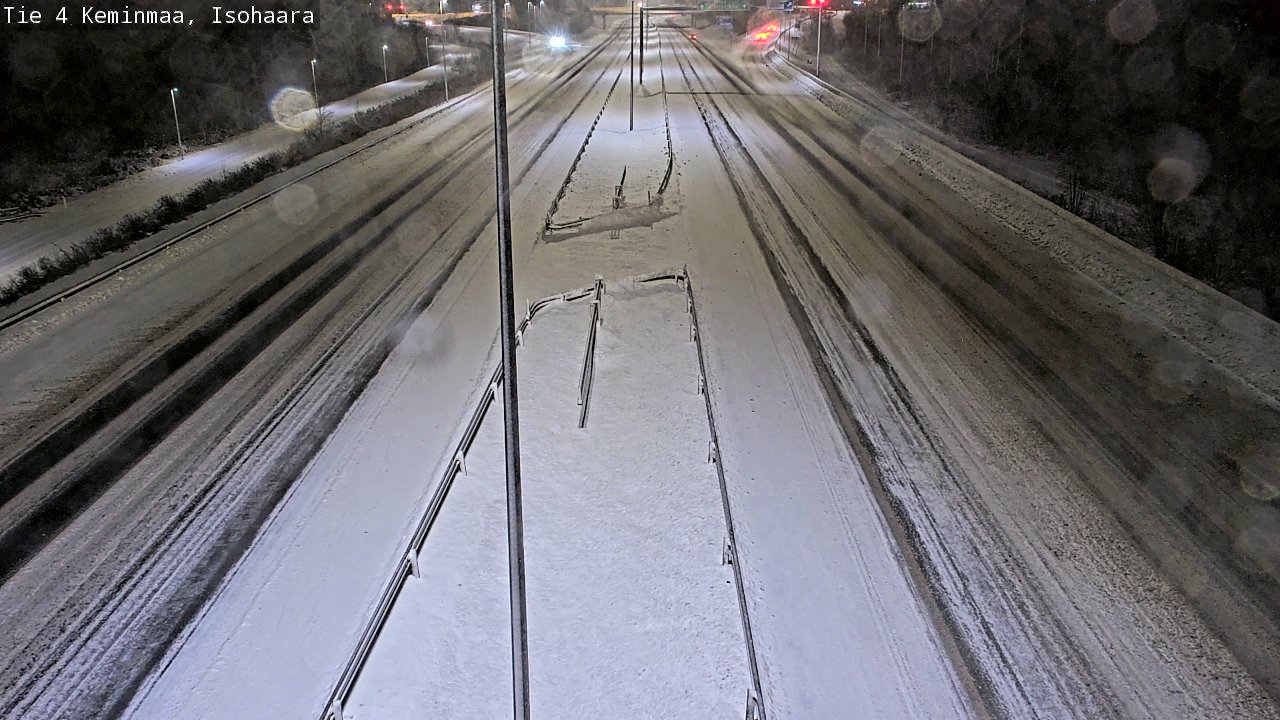 Weather Camera Image Väg 4 Keminmaa, Keminmaa, Lappi