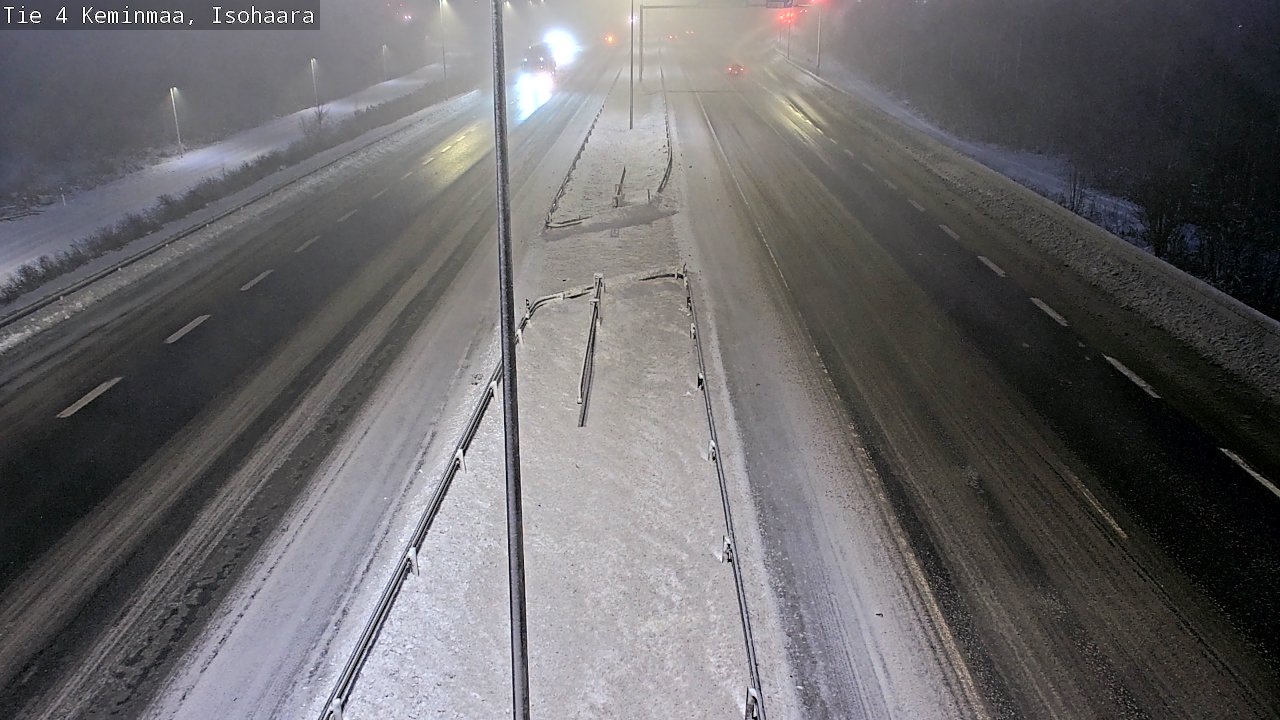 Weather Camera Image Väg 4 Keminmaa, Keminmaa, Lappi