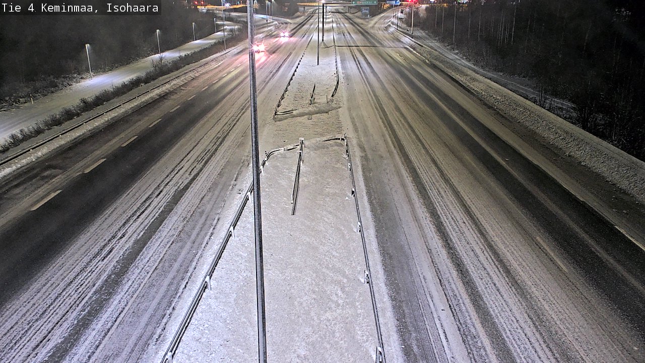 Weather Camera Image Väg 4 Keminmaa, Keminmaa, Lappi