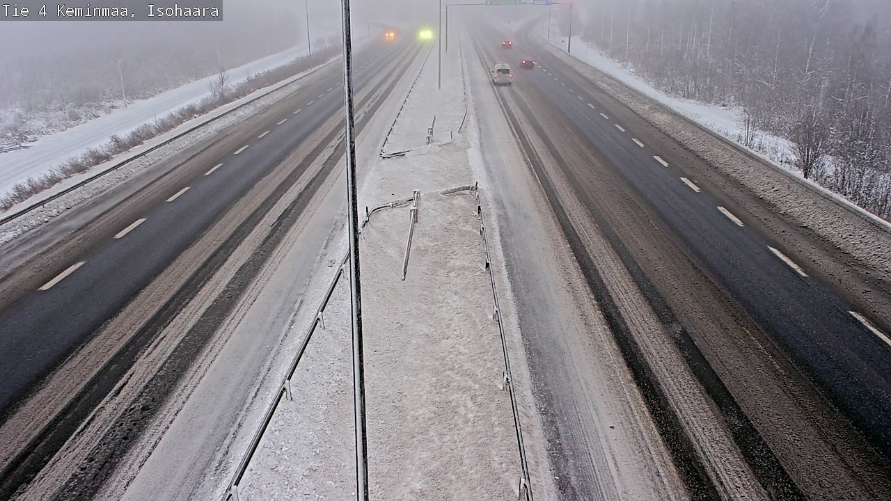 Weather Camera Image Väg 4 Keminmaa, Keminmaa, Lappi