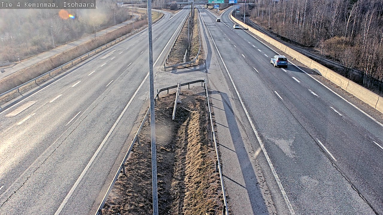 Weather Camera Image Väg 4 Keminmaa, Keminmaa, Lappi