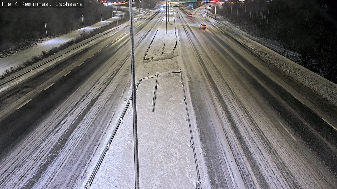 Weather Camera Image Väg 4 Keminmaa, Keminmaa, Lappi