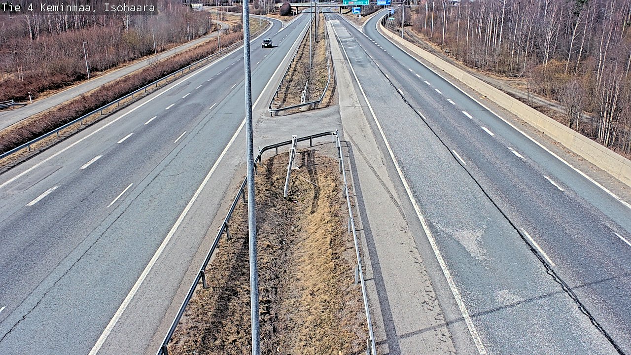 Weather Camera Image Väg 4 Keminmaa, Keminmaa, Lappi