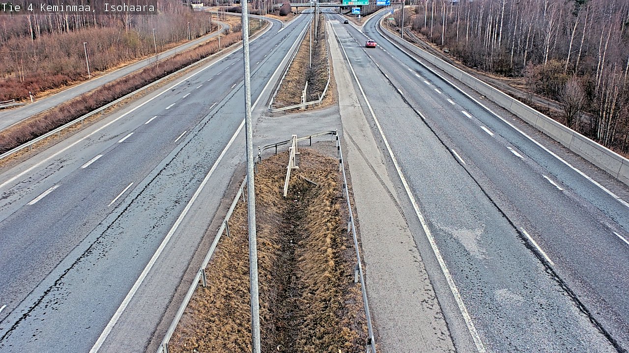 Weather Camera Image Väg 4 Keminmaa, Keminmaa, Lappi