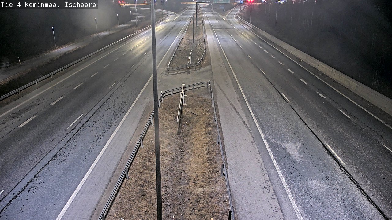 Weather Camera Image Väg 4 Keminmaa, Keminmaa, Lappi