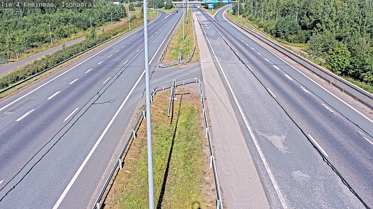 Weather Camera Image Road 4 Keminmaa, Keminmaa, Lappi