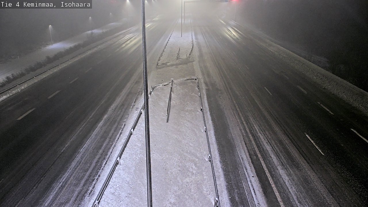 Weather Camera Image Väg 4 Keminmaa, Keminmaa, Lappi