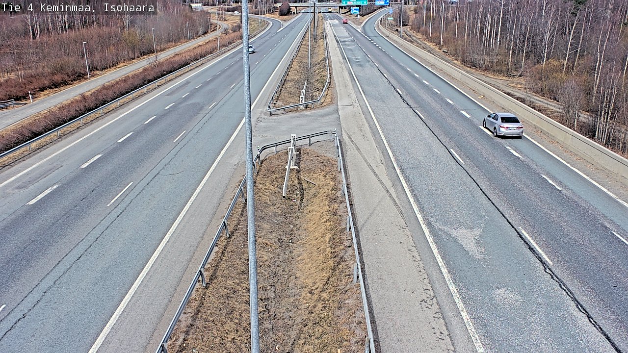 Weather Camera Image Väg 4 Keminmaa, Keminmaa, Lappi