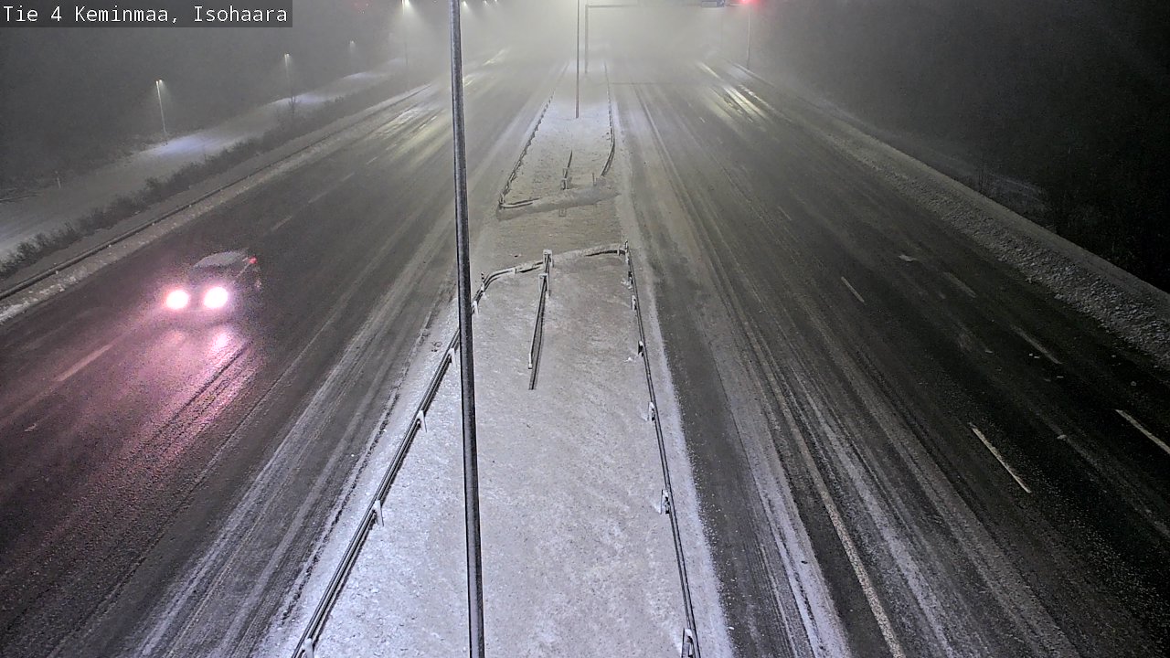 Weather Camera Image Väg 4 Keminmaa, Keminmaa, Lappi