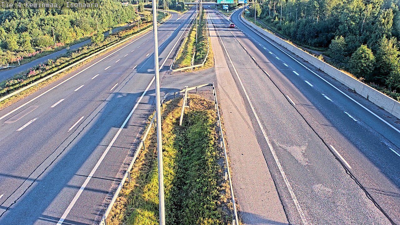 Weather Camera Image Road 4 Keminmaa, Keminmaa, Lappi