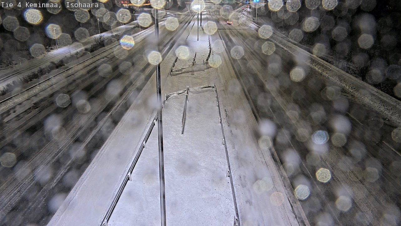 Weather Camera Image Väg 4 Keminmaa, Keminmaa, Lappi