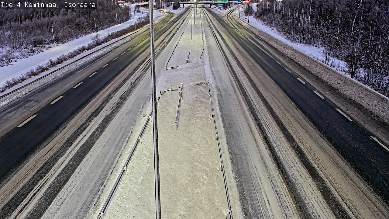Weather Camera Image Road 4 Keminmaa, Keminmaa, Lappi
