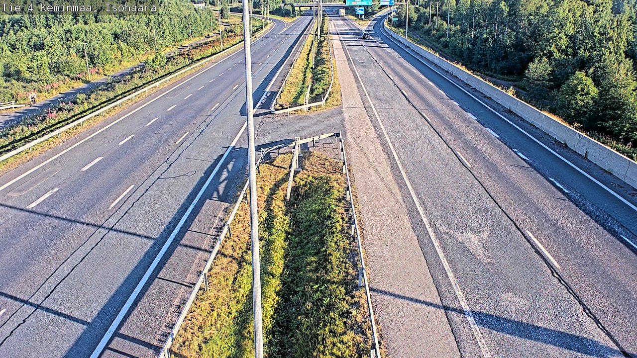 Weather Camera Image Road 4 Keminmaa, Keminmaa, Lappi