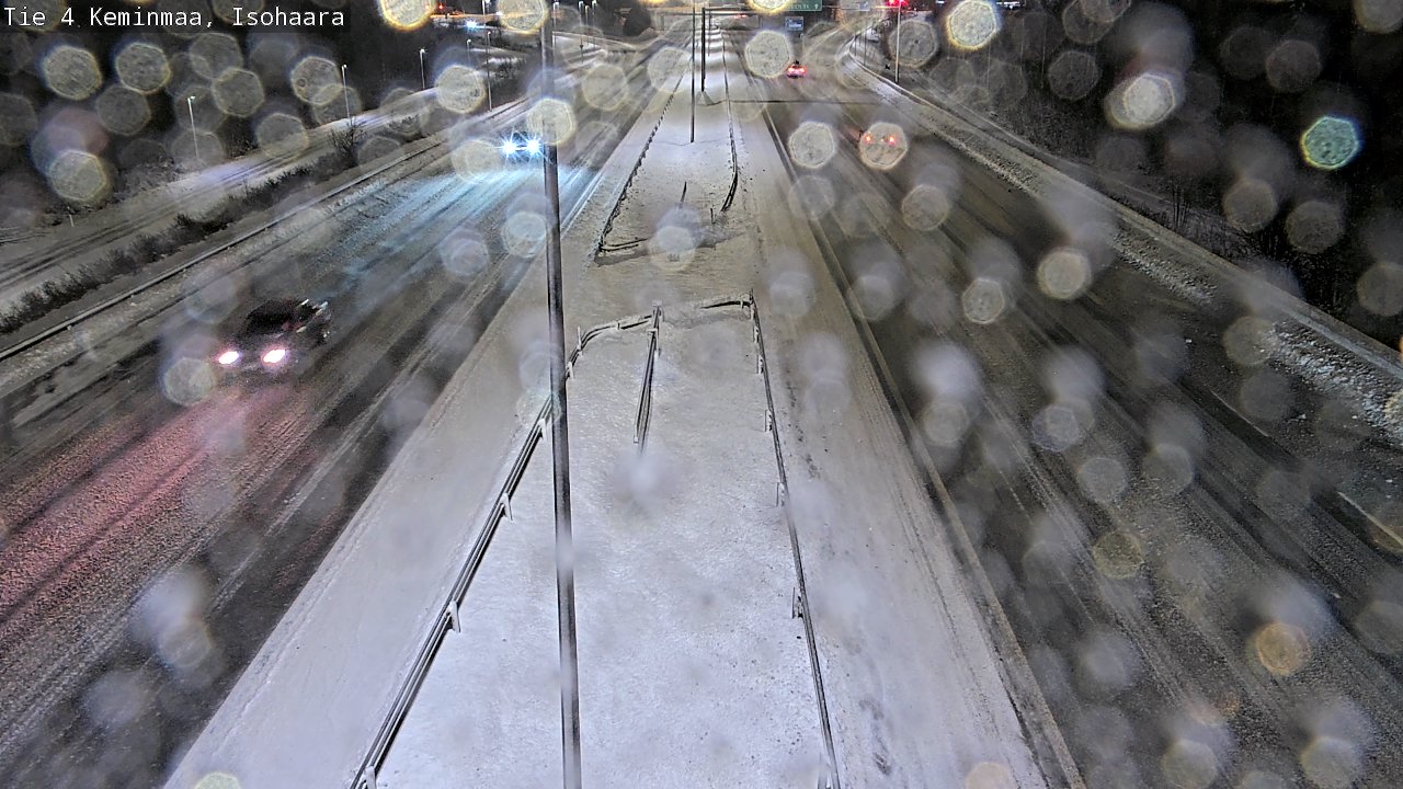 Weather Camera Image Väg 4 Keminmaa, Keminmaa, Lappi