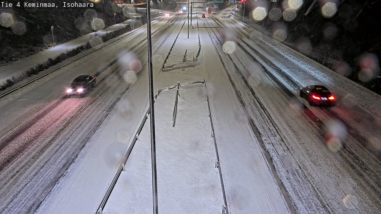Weather Camera Image Väg 4 Keminmaa, Keminmaa, Lappi