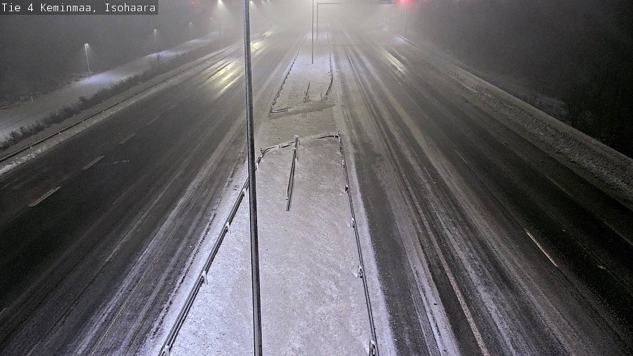 Weather Camera Image Väg 4 Keminmaa, Keminmaa, Lappi