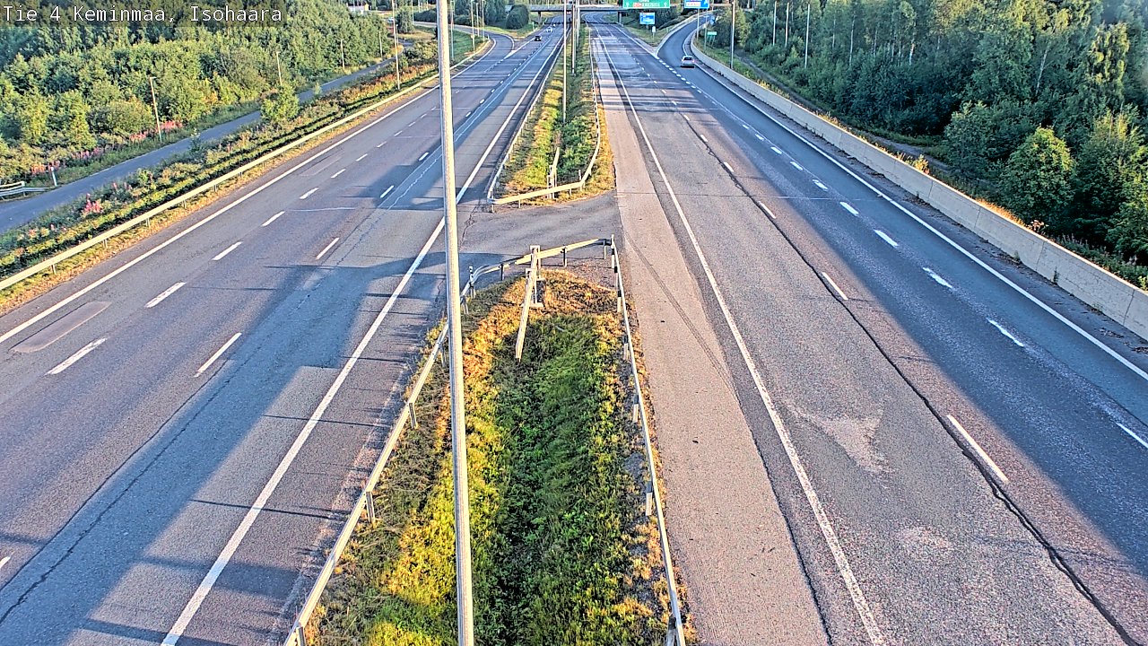 Weather Camera Image Road 4 Keminmaa, Keminmaa, Lappi