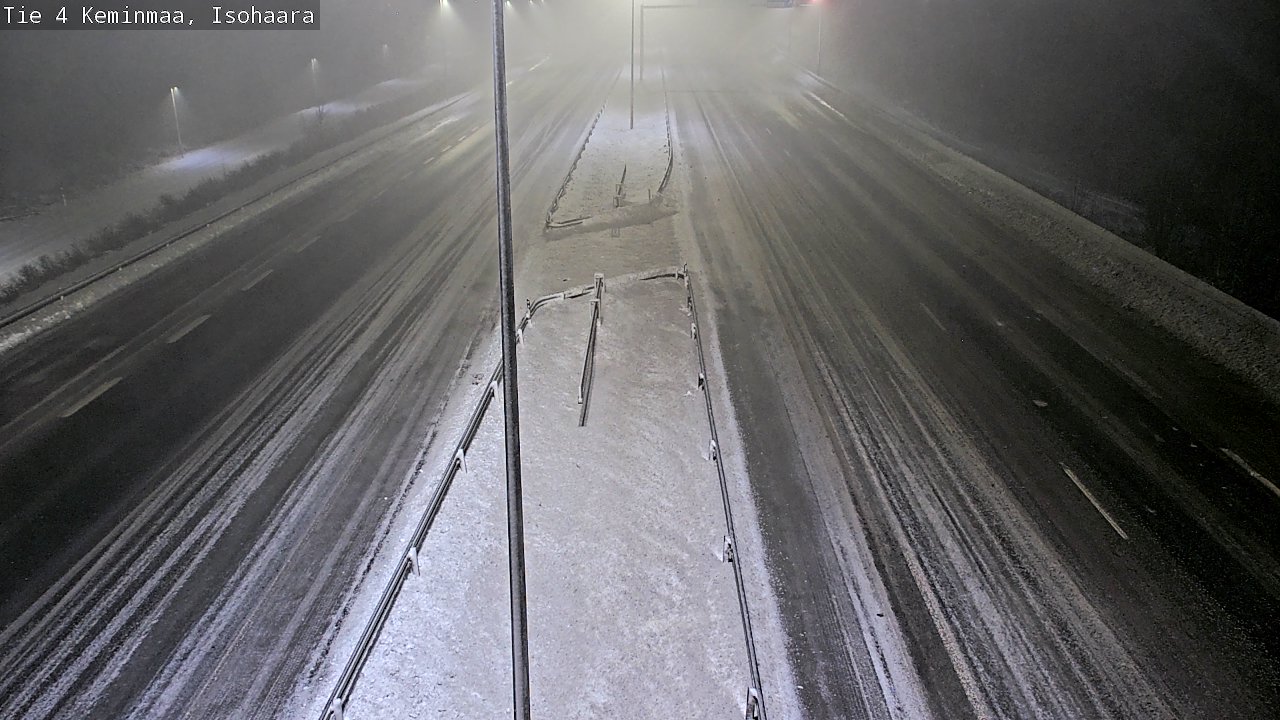 Weather Camera Image Väg 4 Keminmaa, Keminmaa, Lappi