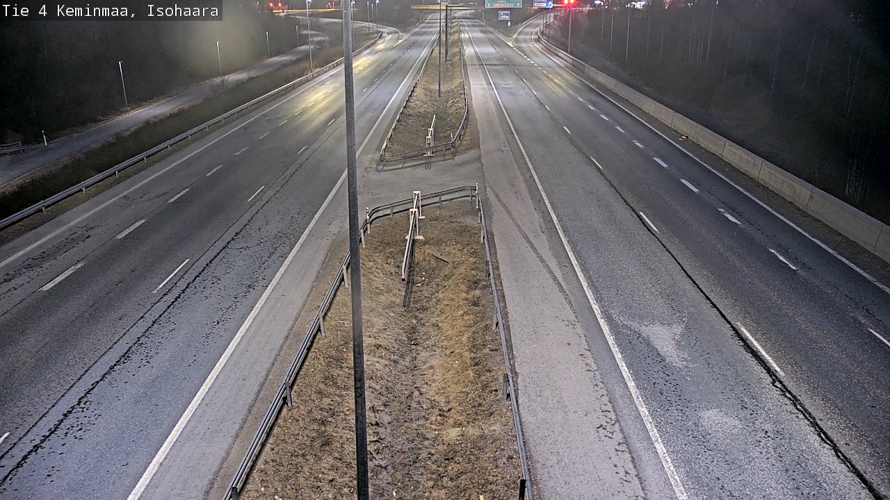 Weather Camera Image Väg 4 Keminmaa, Keminmaa, Lappi