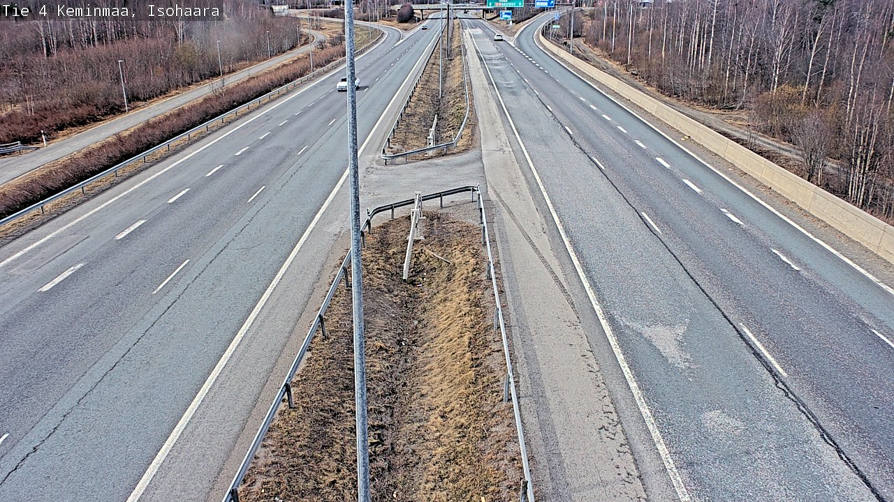 Weather Camera Image Väg 4 Keminmaa, Keminmaa, Lappi