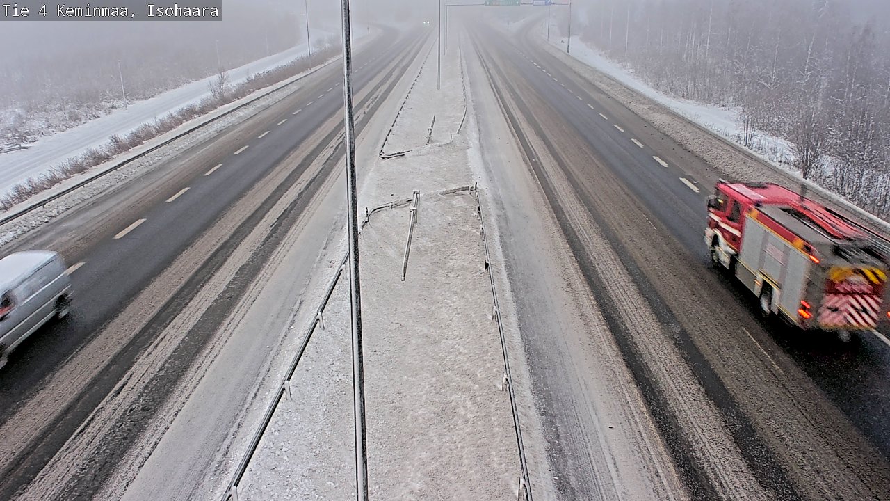 Weather Camera Image Väg 4 Keminmaa, Keminmaa, Lappi