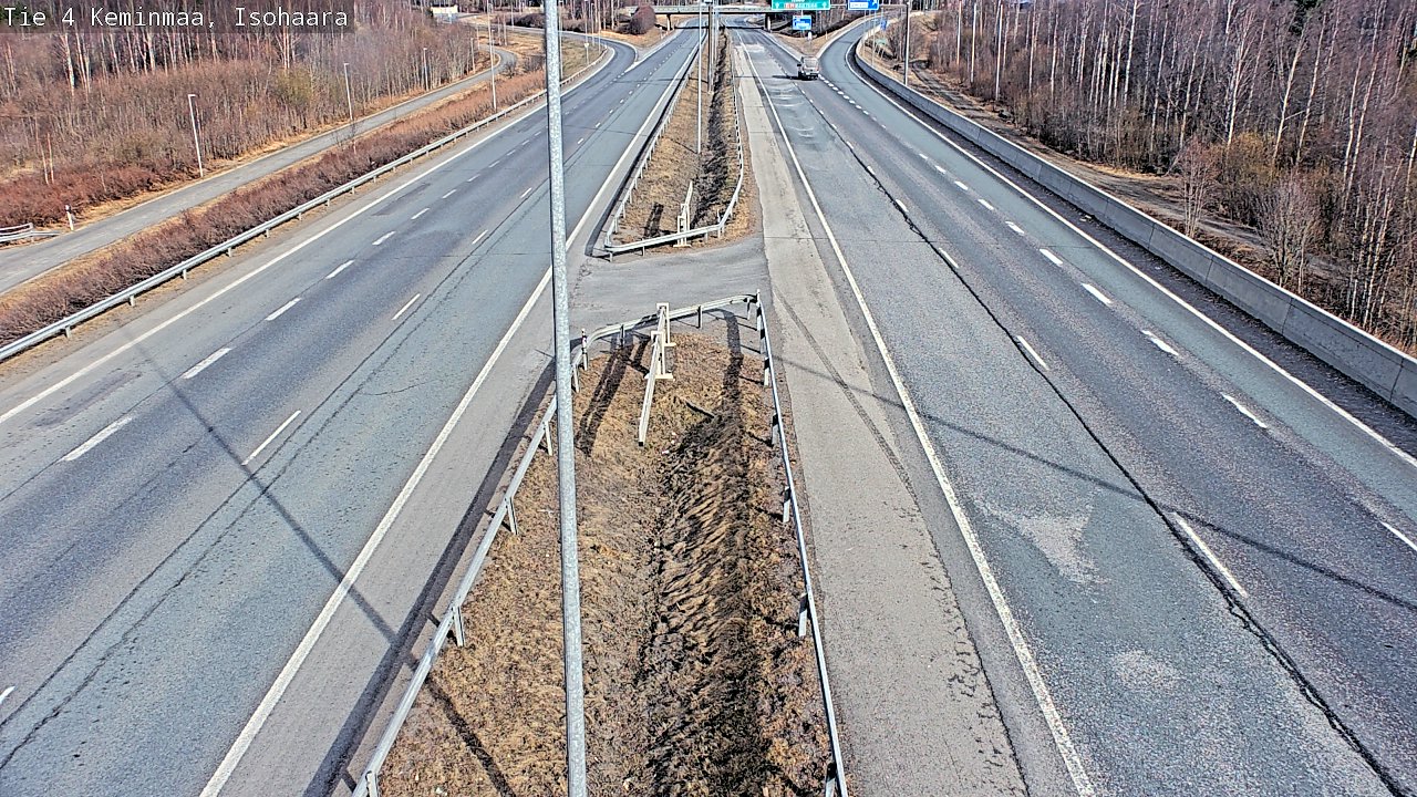 Weather Camera Image Väg 4 Keminmaa, Keminmaa, Lappi